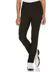 PGA TOUR Women&#039;s Pull-on Golf Pant with Tummy Control (Size X Xx-Large), Blac...