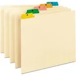 Smead Recycled Top Tab File Guides, Alpha, 1/5 Tab, Manila, Letter, 25/Set