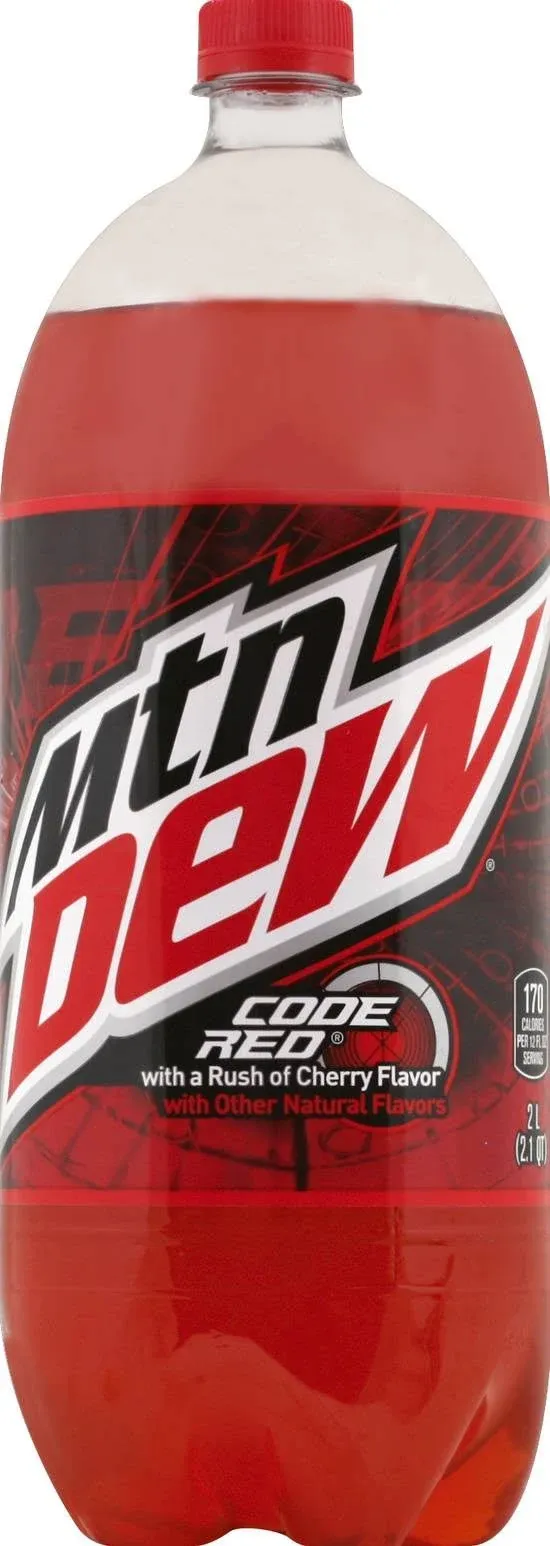 Mountain Dew Code Red Soda