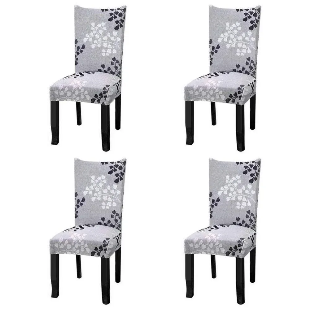 Modern Stretch Dining Chair Covers Removable Washable Spandex Slipcovers for Hig