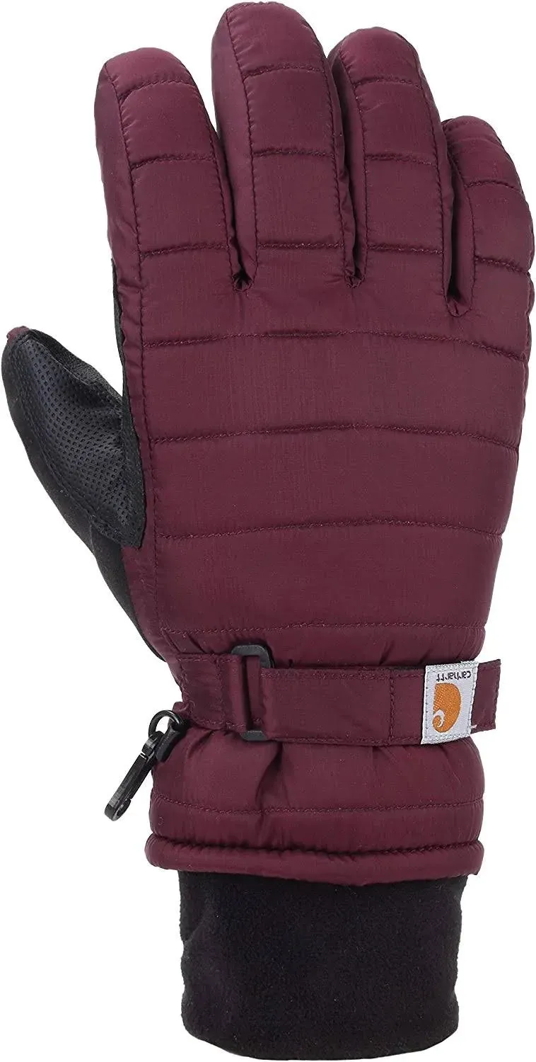 Carhartt Women&#039;s Quilts Insulated Breathable Glove with Waterproof Wicking Inser