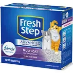 Fresh Step Clumping Cat Litter, Advanced, Multi-Cat Odor Control, 18.5 lbs