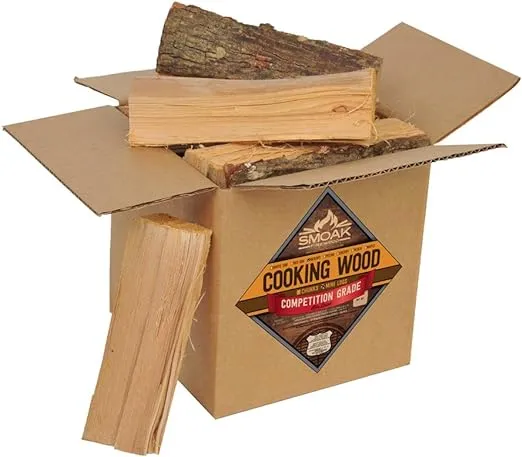 Hickory 8 in. Mini splits (8-10 lbs.) USDA Certified Kiln Dried Pizza Oven Wood, Grilling Wood, Smoking Wood BBQing Wood