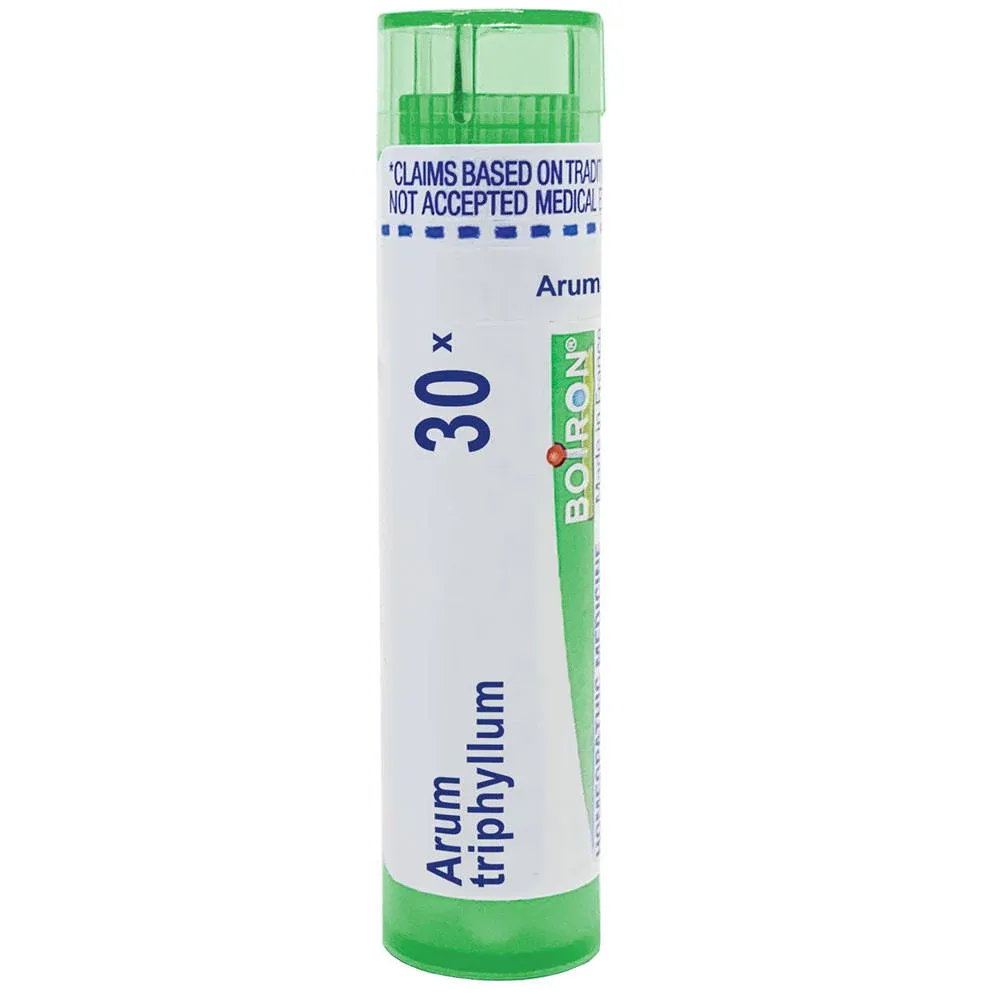 Boiron Arum Triphyllum 9C Md 80 Pellets for Hoarseness with Broken Voice