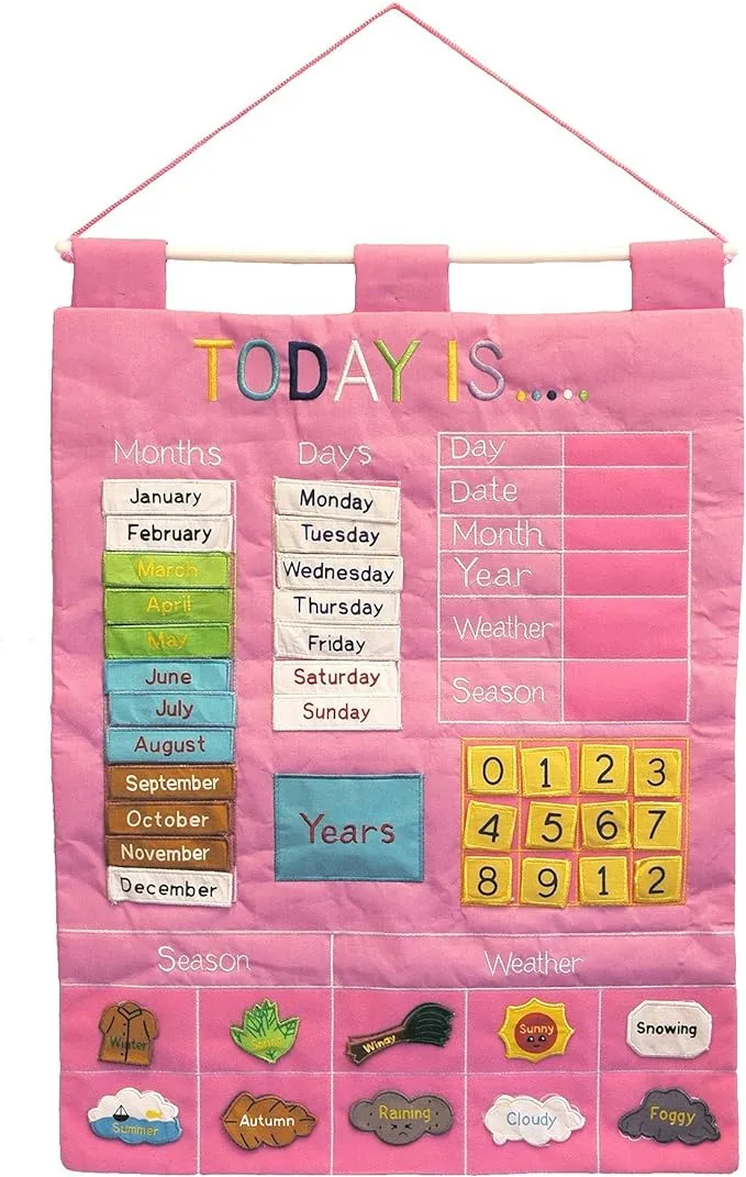 Alma's Design Today Is Pink Wall Chart