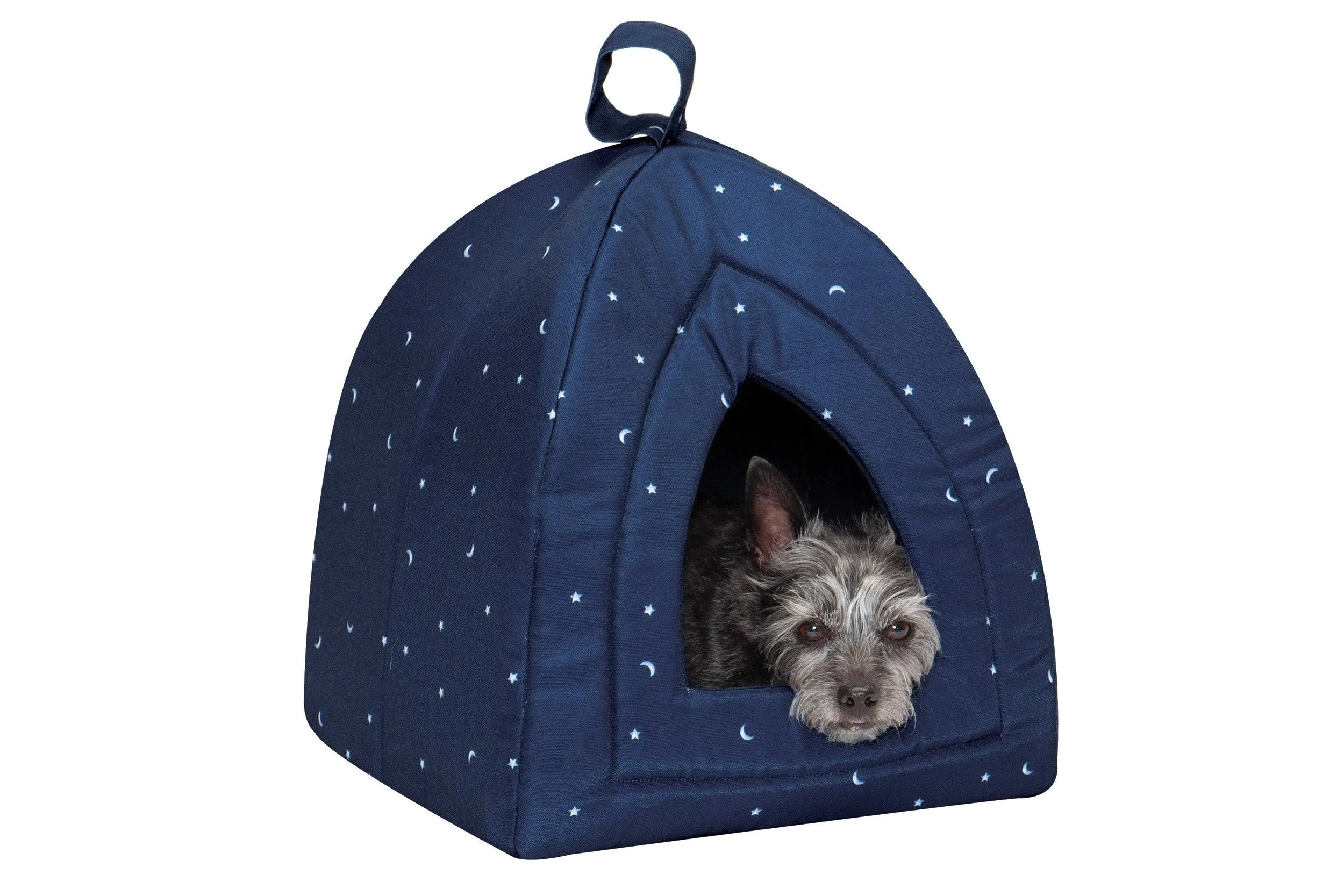 FurHaven Calming Fleece Covered Dog & Cat Bed