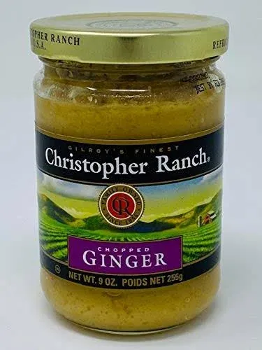 Christopher Ranch Chopped Ginger - 9 oz