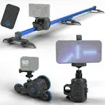 Directors Set: Includes Motor+Slider+Dolly+360 Panoramic Mount .World's Smallest Motorized Camera Slider Motion Control System, Compatible with Mirrorless, Smartphones & Action cams