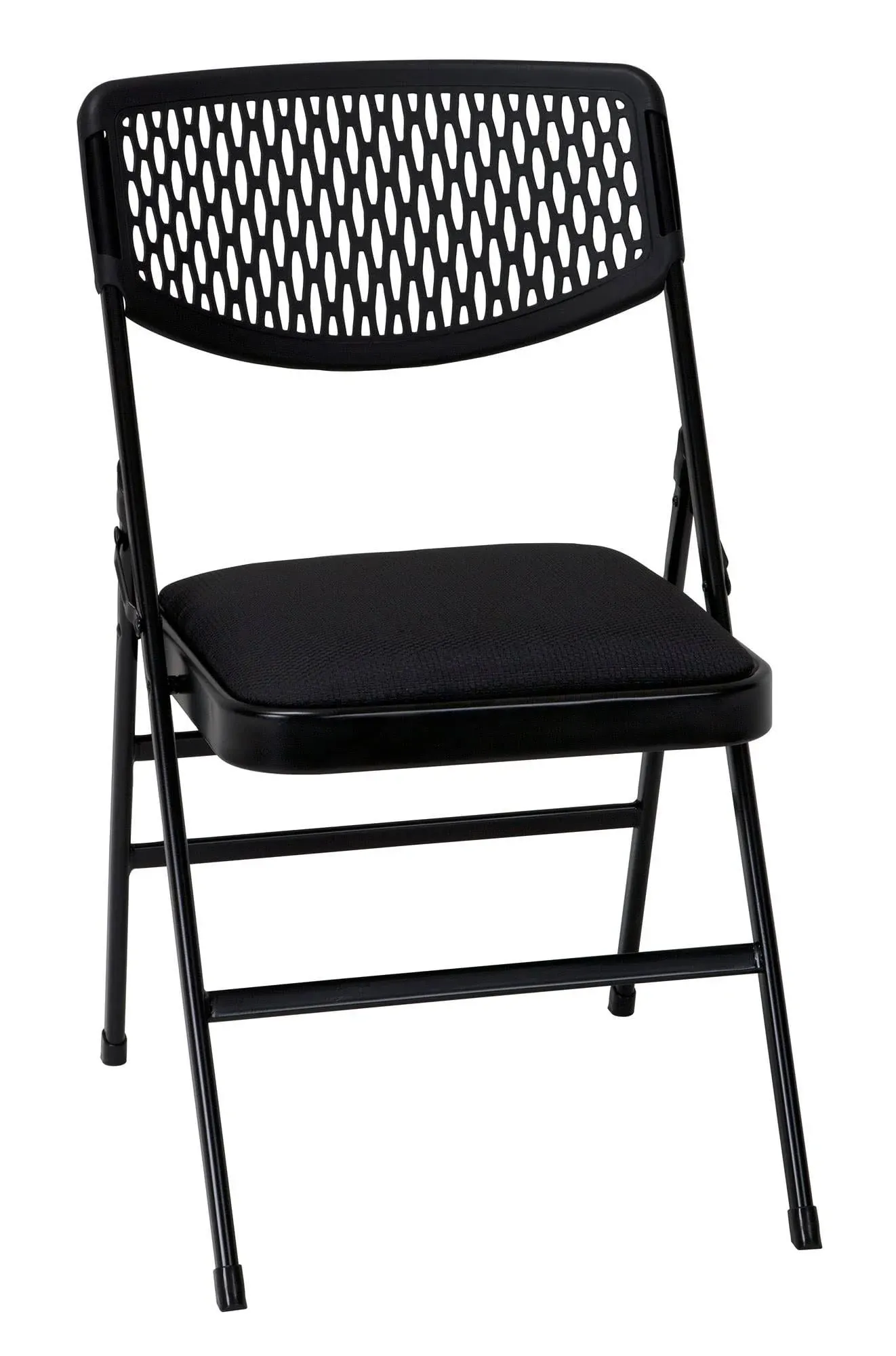 Cosco Ultra Comfort Commercial XL Padded Folding Chair in Black 4-Pack