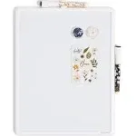 U Brands Contempo Magnetic Dry Erase Board Kit, Set of 19, 11”x14”, Fall Floral, Includes Magnets, Markers