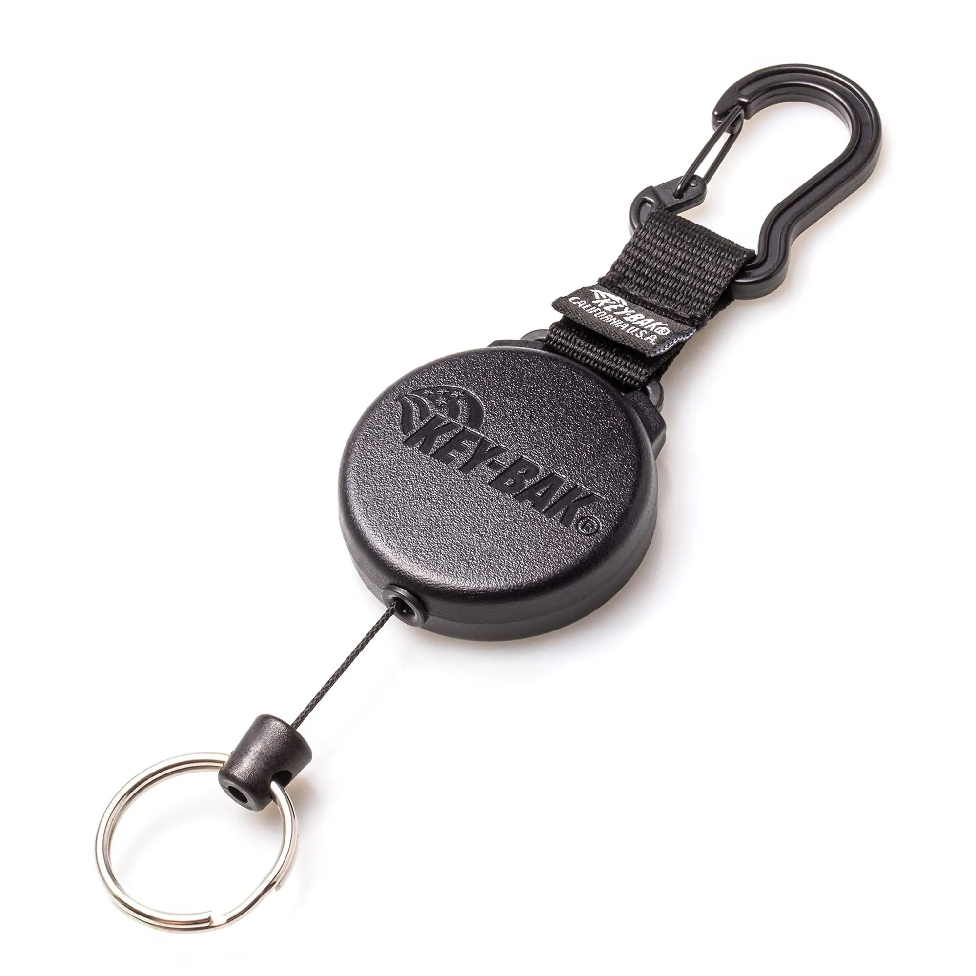 Key-Bak Securit SD Retractable Key Holder, 36" Kevlar Cord, 15oz. Retraction, du