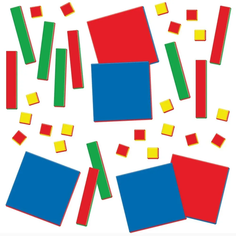 EAI Education Algebra Tiles: Standard Set - 35 Pieces