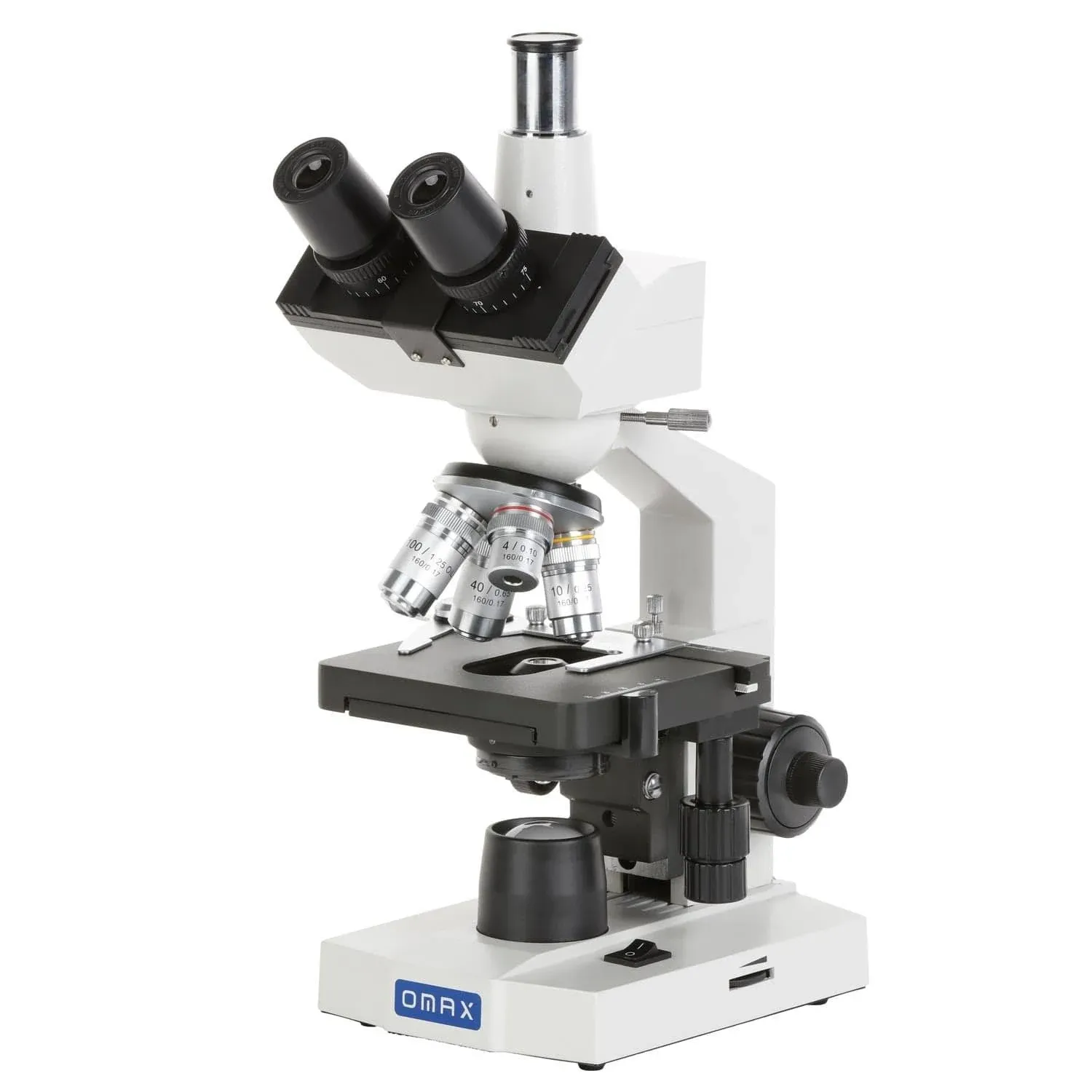 OMAX 40X-2500X LED Trinocular Lab Compound Microscope with Mechanical Stage