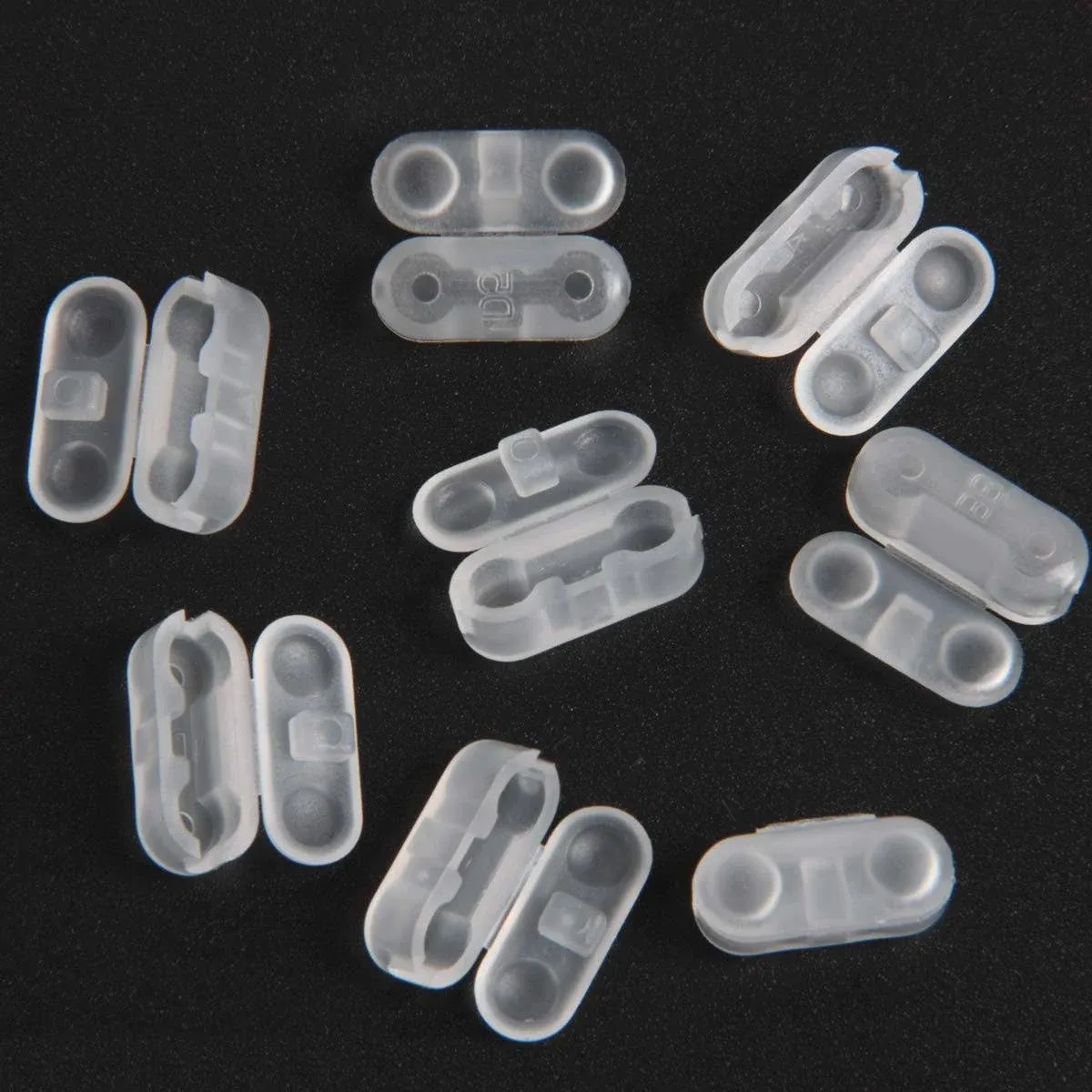 20 Pack Clear Plastic Beaded Chain Connector Vertical Roman Roller Blind Ball Chain Cord Connector Clips