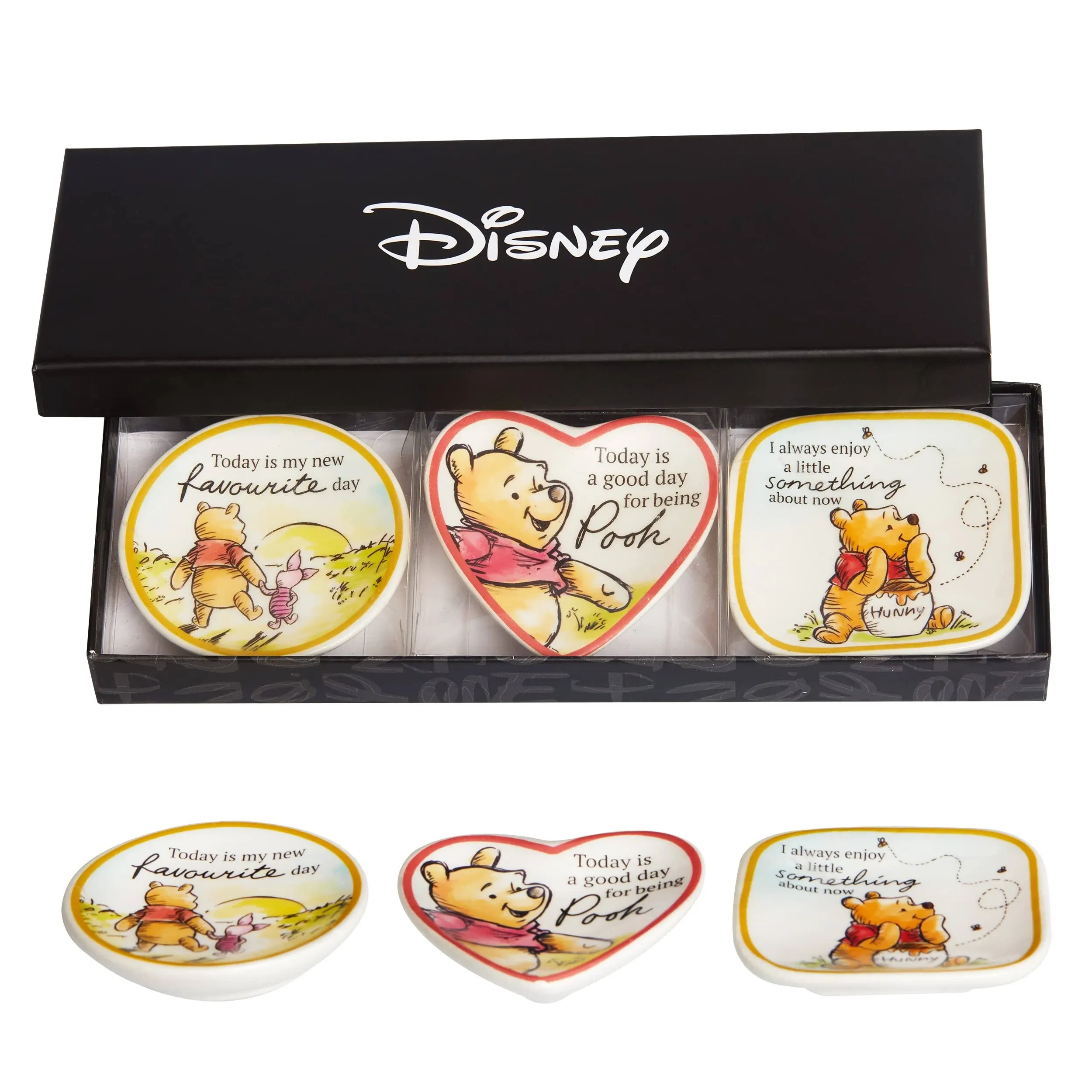 Disney Winnie The Pooh Trinket Tray Gift Set