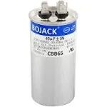 Bojack 40 UF 370V 450V AC CBB65 Motor and Fan Starting Round Capacitor 40 MFD ...