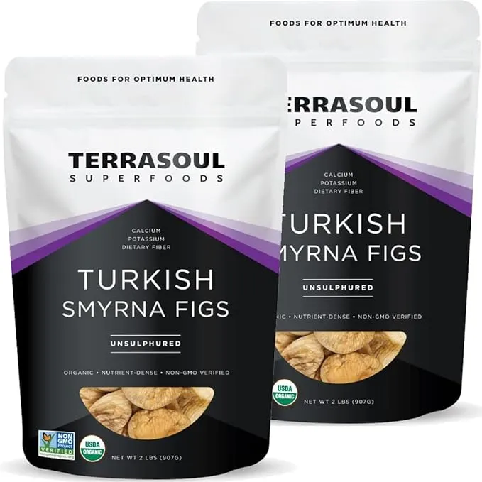 Terrasoul Superfoods Organic Turkish Figs Calimyrna, 6 lbs 3