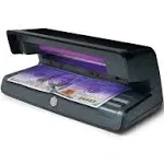 Safescan 50 UV Counterfeit Bill Detector, Small Footprint, Lightweight, Great for Bills, Credit Cards, Passports, IDs, Suitable for All Currencies, Powerful 9W UV Light, CE Certified, 3-Year Warranty