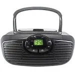  Boombox Portable CD Player with Bluetooth, USB Playback and CD Player is 