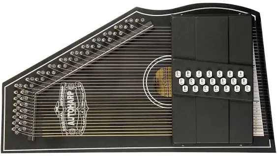 Oscar Schmidt OS73-CE 21 Chord 1930's Reissue Electric Autoharp-Black