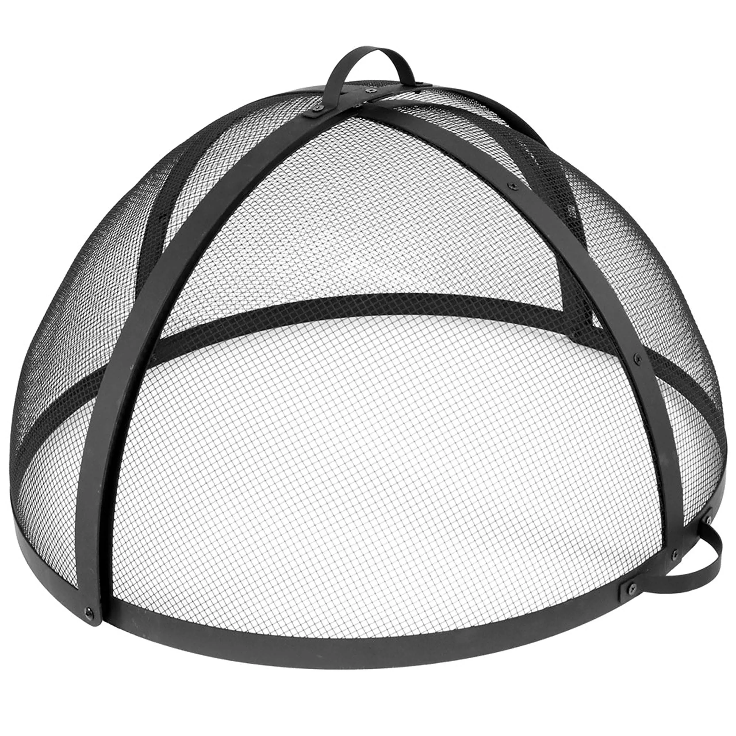 Sunnydaze 36 in Easy Access Steel Fire Pit Spark Screen