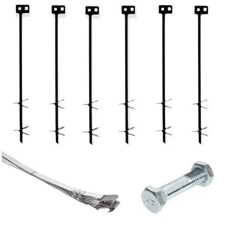 Mobile Home Part Set of 8 Auger Anchors