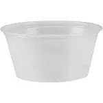 Solo P200N 2 oz. Translucent Polystyrene Souffle / Portion Cup - 2500/Case