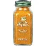 Simply Organic, Ssnng Curry Pwdr Org, 3 Oz(Case Of 6)