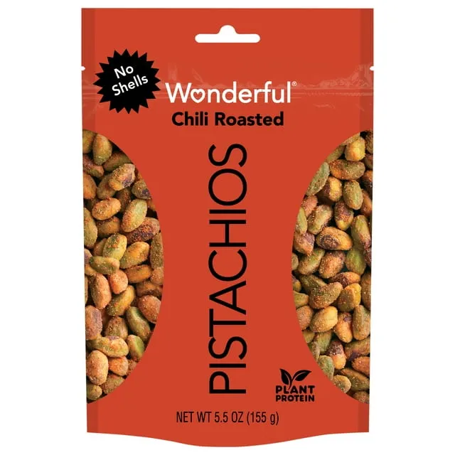 Wonderful Chili Roasted No Shells Pistachios