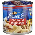 Chicken &amp; Dumplings 24 Oz Can (Pack of 1) Heat and Serve Soup Meal 14G Protein..