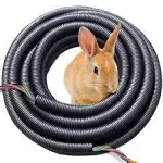 SunGrow Anti Chew Split Wire Rabbit, Cat & Dog Cord Protector, 20-ft