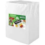 WVacFre 200 Gallon Size11x16Inch Vacuum Sealer Freezer Bags with Commercial Grade ...