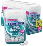 Mentos Clean Breath Sugarfree Hard Mint