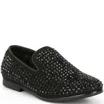 Steve Madden Boys' Caviar Rhinestone Studded Loafers