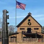 (Bundle) 20' or 25' Delta Telescoping Flagpole Bundle Freedom Edition Black (Pole, Light & Flash collar) Bundle 25' Telescoping Flagpole Kit Freedom