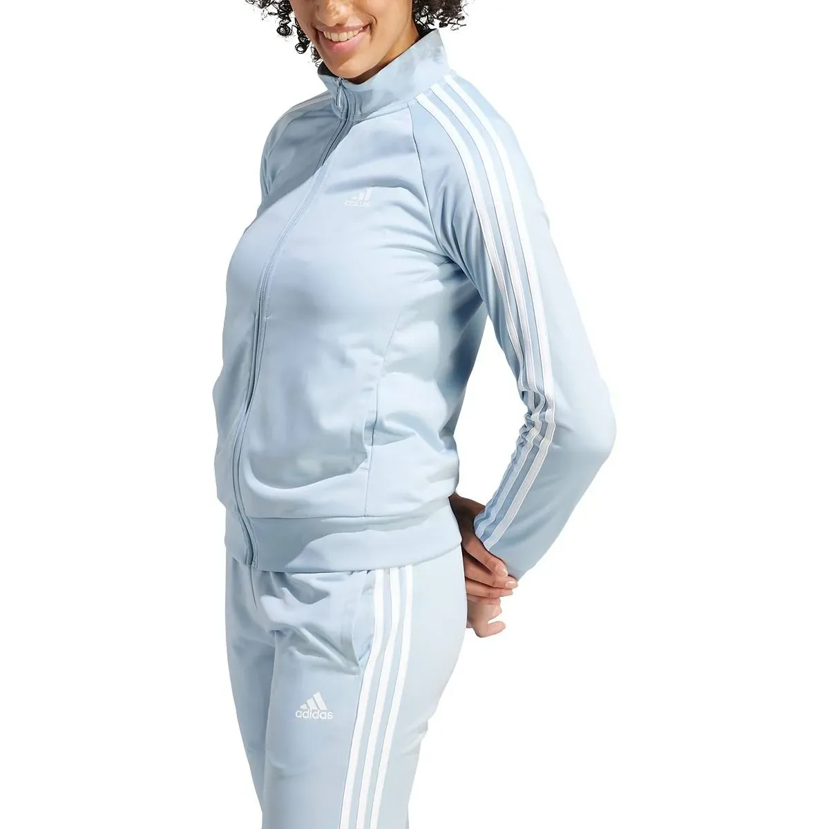 Adidas Women's Essentials Warm-Up Slim 3-Stripes Track Jacket