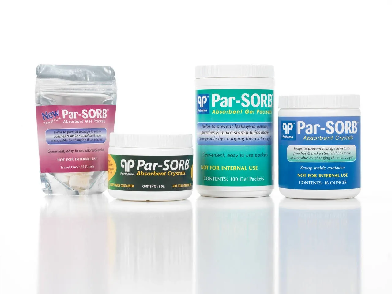 Parthenon Par-Sorb Gel Packets, 100 Gel Packets