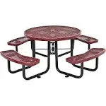 Global Industrial 46" Expanded Round Picnic Table 277150