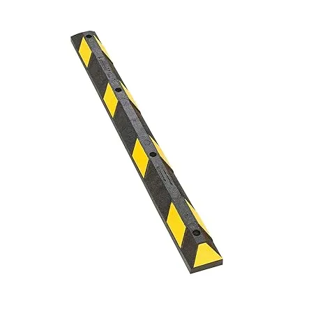 Park-It 14101 Parking Curb - 4ft.L, Black/Yellow