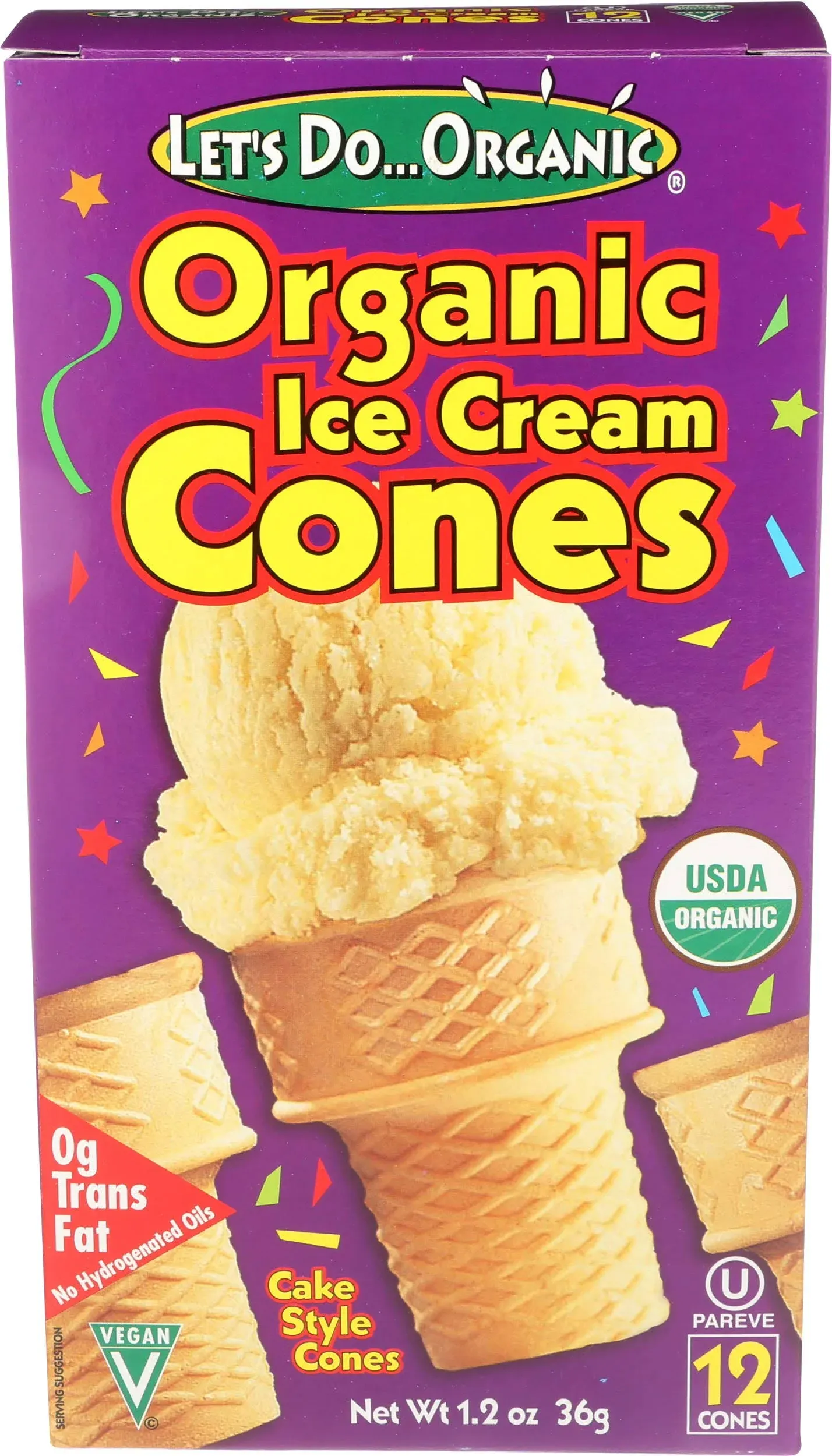 Let's Do Organic Ice Cream Cones