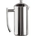 Frieling Double-Walled Stainless-Steel French Press Coffee Maker, Polished, 36 Ounces