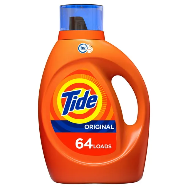 Tide Laundry Detergent Liquid Soap Pouches, High Efficiency (He), Original Scent, 93 Total Loads (Pack Of 3)