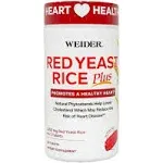 Weider Red Yeast Rice Plus 2-Pack with Phytosterols 1200 mg per 2 Tablets (240 Tablets X 2)