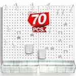 70-Piece Pegboard Organizer Kit (2- 13.5" x 22")