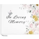 TAOPE Funeral Guest Book,Guest Book for Funeral,Celebration of Life Guest Book,Funeral Guest Book for Memorial Service,10.2” x 7.8”,Guest Sign in