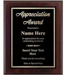 Custom Plaque for Appreciation - Personalized Engraved Award - Choose Your Size, Customize Now! (7x9)