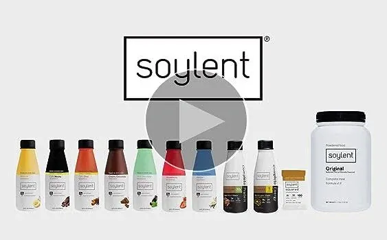 Soylent Squared Plant-Based 100 Calorie Snack Bars, Gluten Free, Low Sugar, 6g