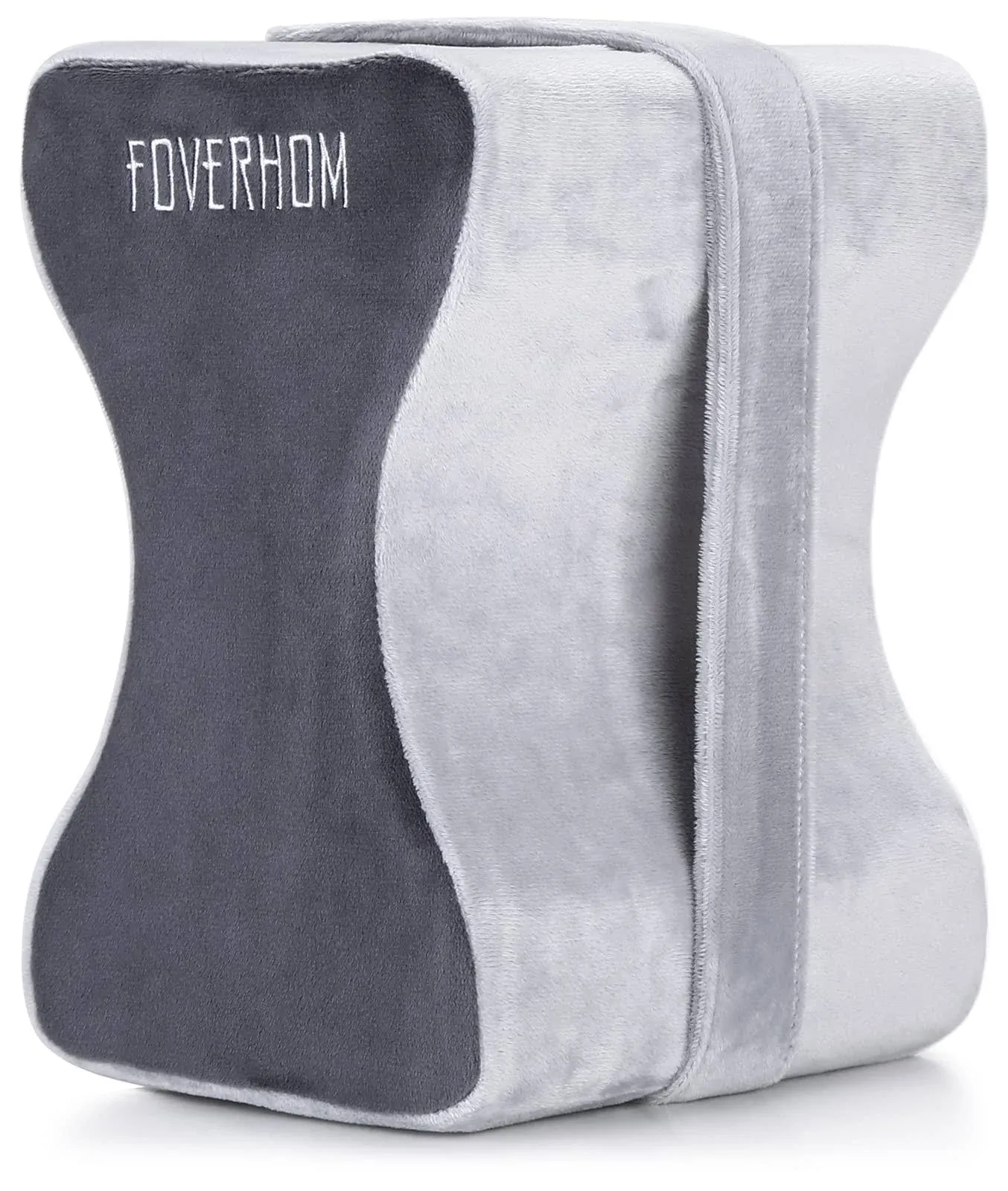 foverhom Memory Foam Knee Pillow,Orthopedic Leg Pillow for Sciatica Relief,Back Pain, Pregnancy, Leg Pain, Hip Pain and Sciatica Relief