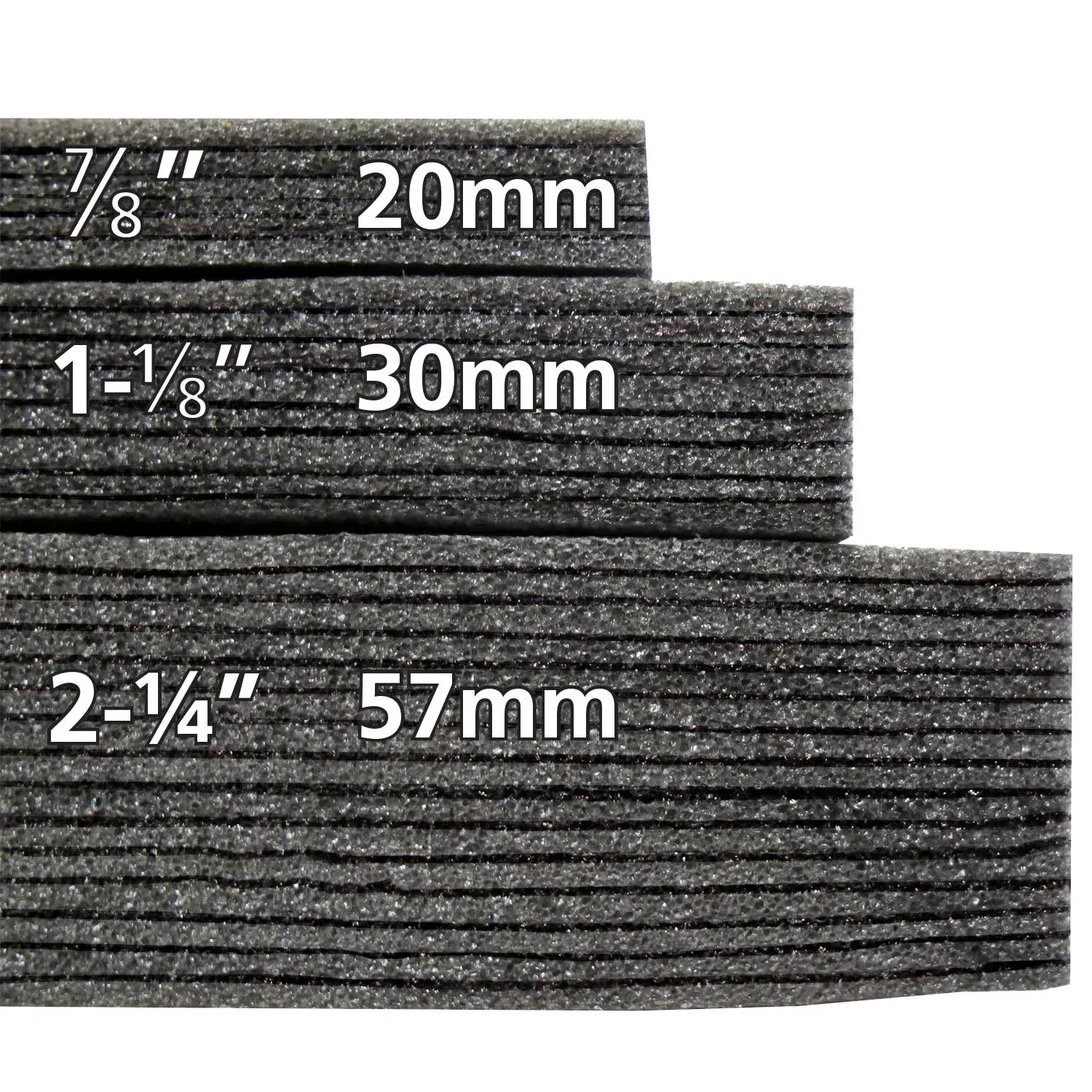 FastCap Kaizen Foam 30mm (1-1/8") Black