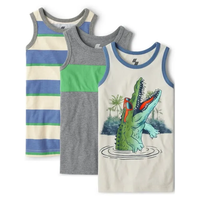 The Children's Place Boys' Sleeveless Tank Top Shirts